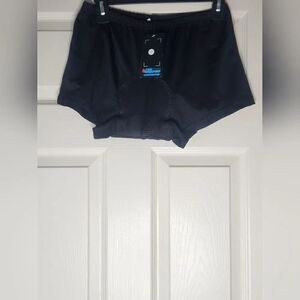 NWT ARSUXEO XL  Black MESH CYCLING SHORTS - MEN'S